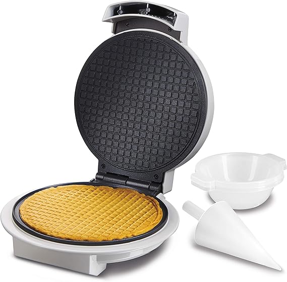 Proctor Silex Waffle Cone and Ice Cream Bowl Maker With Browning Control