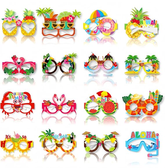16 Pack Beach Pool Party Eyeglasses