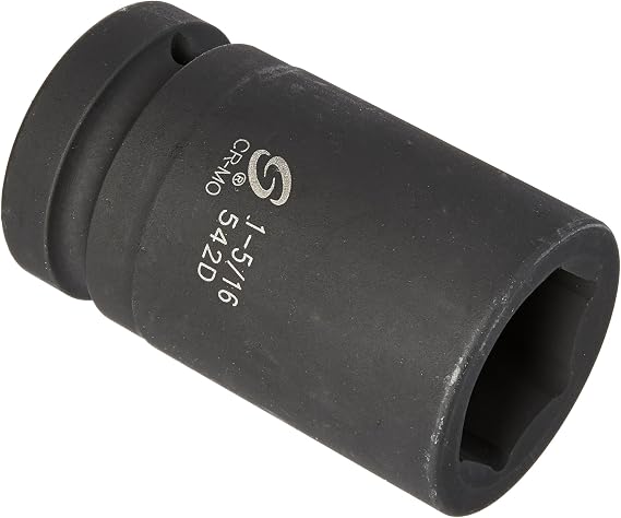 SUNEX TOOLS 542D 1" Drive Deep 6 Point Impact Socket 1-5/16"