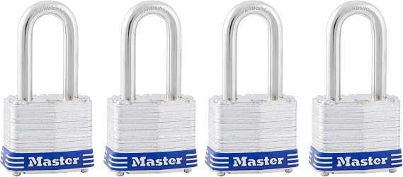 Master Lock 3QLF dış mekan asma kilit, anahtarlı, 4 adet aynı anda kapanır