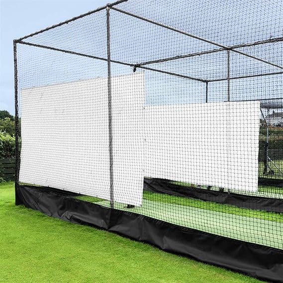 FORTRESS Cricket Net Sight Screen (Standard Sizes) | Cricket Screen Netting | Batting & Bowling Cricket Cage Netting | Cricket Cage Batting Canvas Screen - Cricket Set