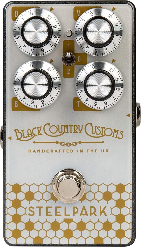 Laney Black Country Customs Steelpark Boutique Effect Pedal Boost