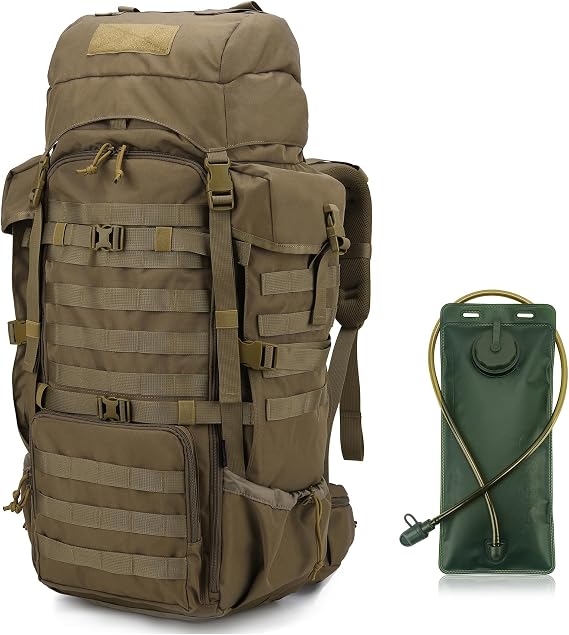 Mardingtop 70L Internal Frame Backpack + 2.5L Hydration Bladder