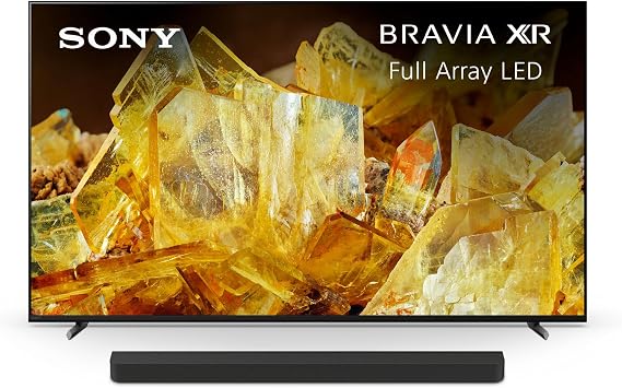 Sony 65 Inch 4K Ultra HD TV X90L Series: BRAVIA XR Full Array LED Smart Google TV with Dolby Vision HDR and Exclusive Features for The PlayStation 5 XR65X90L BRAVIA Theater Bar 8 Sound Bar