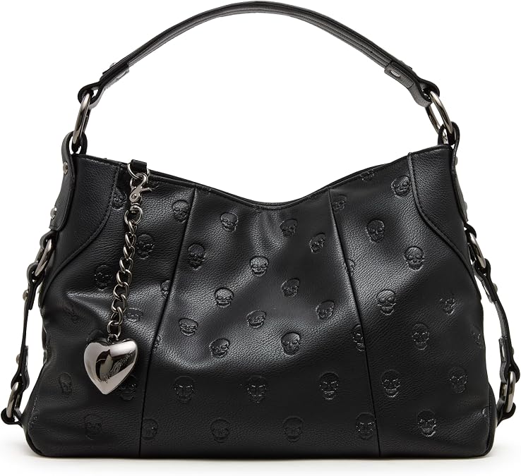 Betsey Johnson Linked Up Shoulder Bag Black