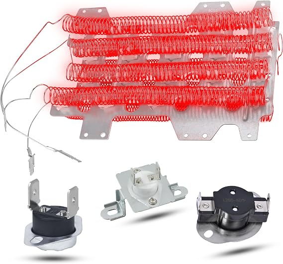 AZ4U Dryer Heating Element Replaces For Samsung DV45K6500EV/A3 DV45K6500EW/A3 DV45K6200EZ/A3 DV52J8700EP/A2 DV48J7700EW/A2 DV45H6300EW/A3 DVE45M5500P/A3 DVE45M5500W/A3 DVE60M9900V/A3 DV50K7500EW/A3