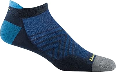 Darn Tough Mens Run No Show Tab Ultra-Lightweight Running Sock Style 1033 -