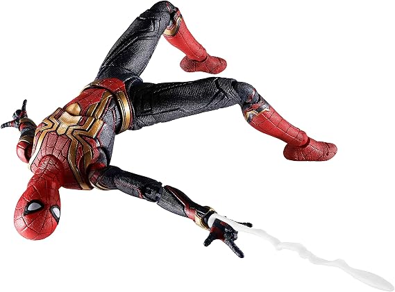 TAMASHII NATIONS S.H. Figuarts Spider-Man Integrated Suit Spider-Man: No Way Home, Approximately 5.9 inches 150 mm, ABS & PVC Pre-Painted Action Figure