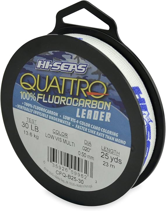 Hi-Seas Quattro 100% Fluorocarbon Leader
