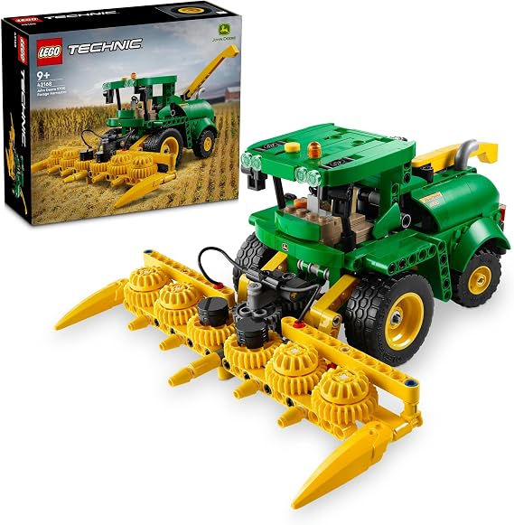 LEGO Technic John Deere 9700 Forage Harvester 42168-9 Yaş ve Üzeri Çocuklar için Tarım Aracı İçeren Koleksiyonluk Yaratıcı Oyuncak Model Yapım Seti, Doğum Günü Hediyesi Fikri (559 Parça)
