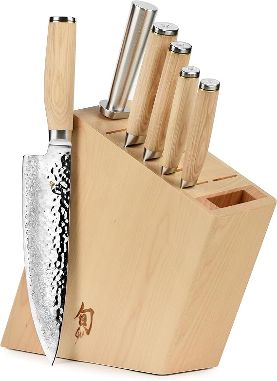 Shun Premier Blonde 7 Piece Block Set