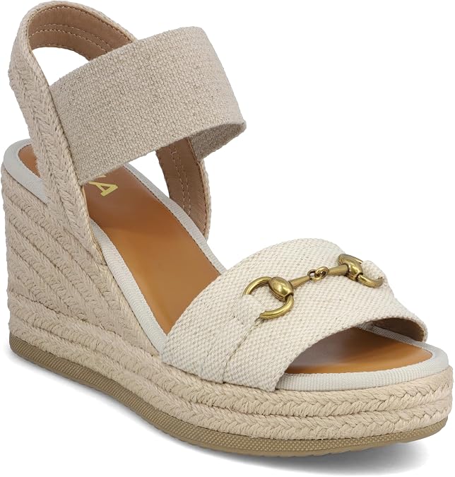 MIA Women's Barossa Espadrille Wedge Sandals