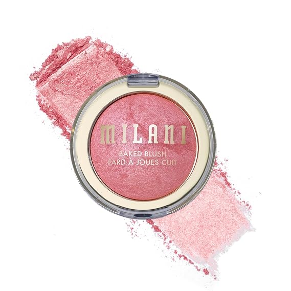 Milani Baked Blush, Makeup Powder Blush for Cheeks - Dolce Pink