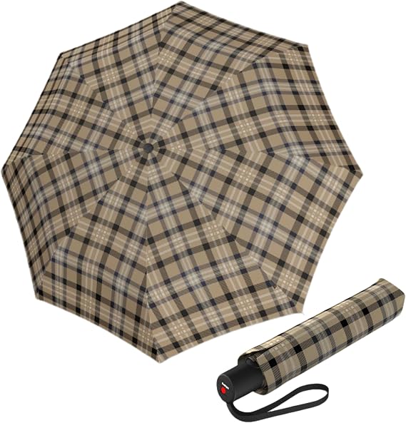 Knirps A.200 Medium Duomatic Windproof Umbrella for Adults Automatic Open Close 38.5" Canopy, Travel Case Included