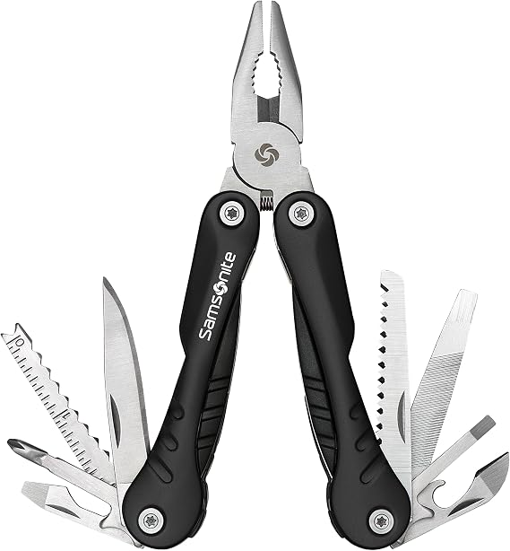 Samsonite 14 Function Multi Tool Pliers, Black