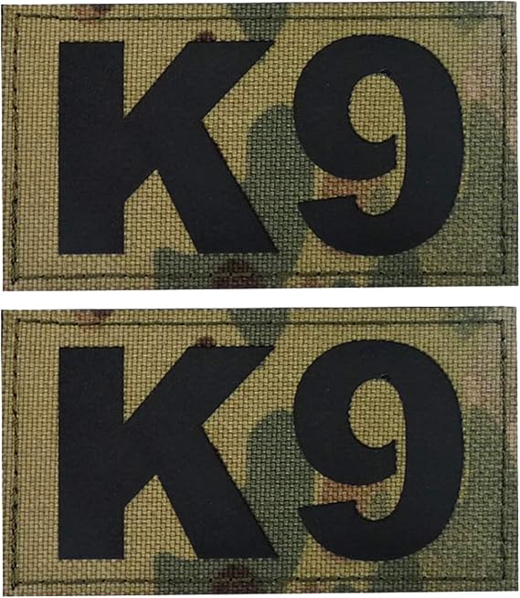 IR Reflective K9 Dog Hook Loop Tactical Patch