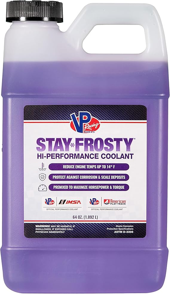 VP Racing Fuels 2087 Stay Frosty Hi-Performance Coolant, 64 Ounces (4 Pack)