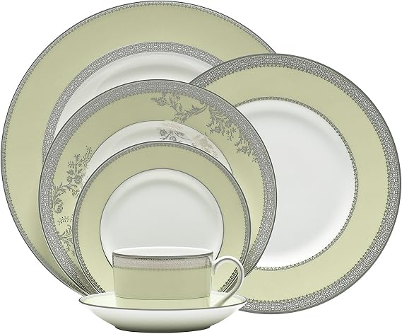 Vera Wang China Vera Lace Bouquet Fern Bread & Butter Plates