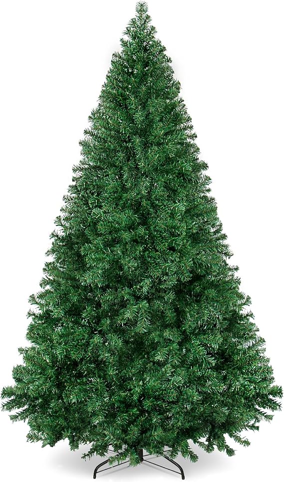 Best Choice Products Artificial Christmas Tree, 7.5ft Premium Unlit Pine Design, Dense Branches Realistic Holiday Decor w/Easy Assembly - Green