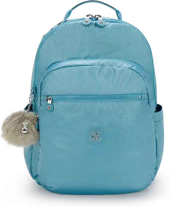Kipling Seoul Go Laptop Backpack, Padded, Adjustable Backpack Strap, Zipper Closure Laptop Backpack