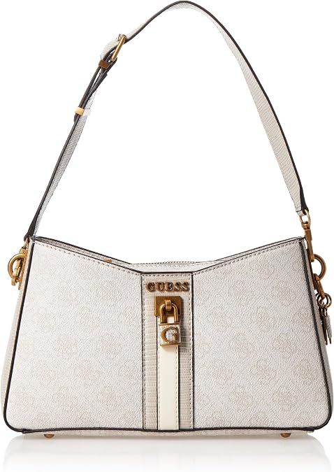 GUESS Womens Ginevra Logo Elite Shoulder Bag