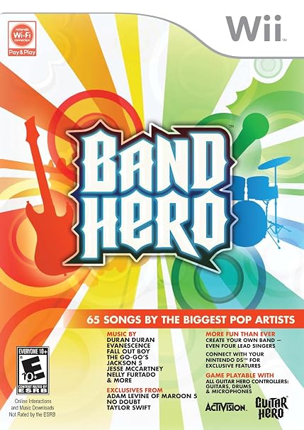 Band Hero featuring Taylor Swift - Stand Alone Software - Nintendo Wii