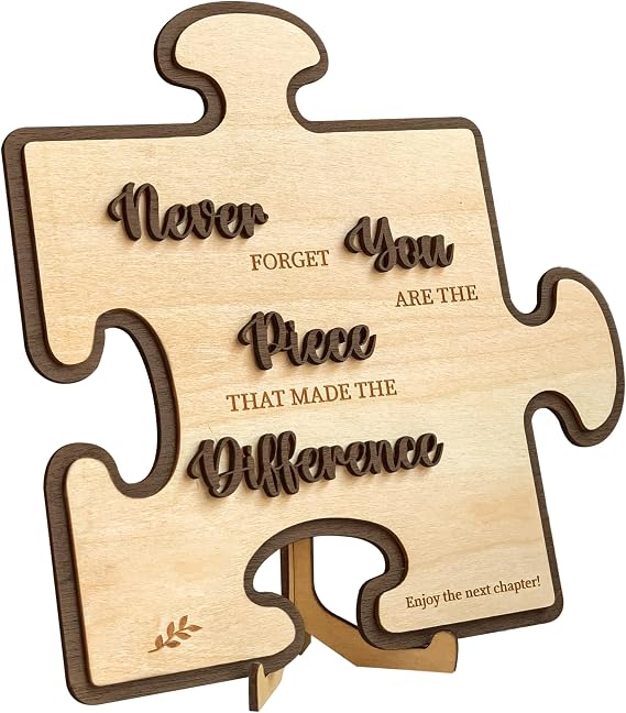STOFINITY Wooden Farewell Gift Plaque for Coworkers, Boss Retirement Sign