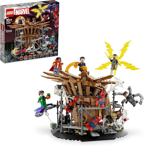 LEGO | Marvel Örümcek Adam Son Savaş 76261-10 Yaş ve Üzeri Çocukların Film Finalini Canlandırabileceği Yaratıcı Oyuncak Yapım Seti (900 Parça)