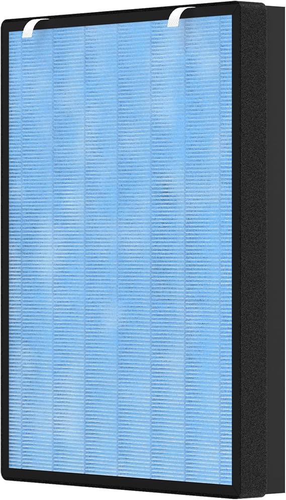 HSP002 Replacement Filter Compatible with HSP002 Smart Air Purifier 2.0 4-in-1 Filtration of Main Filter and Activated Carbon, 1 Pack