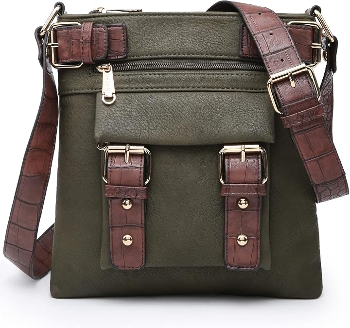 Dasein Women lightweight Crossbody Bag Messenger Shoulder Bag Travel Purse