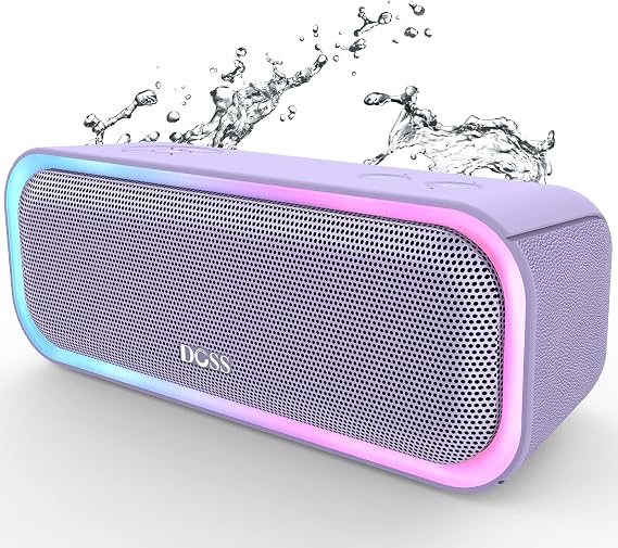 DOSS SoundBox Pro Bluetooth Speaker, 20W Stereo Sound, Active Extra Bass