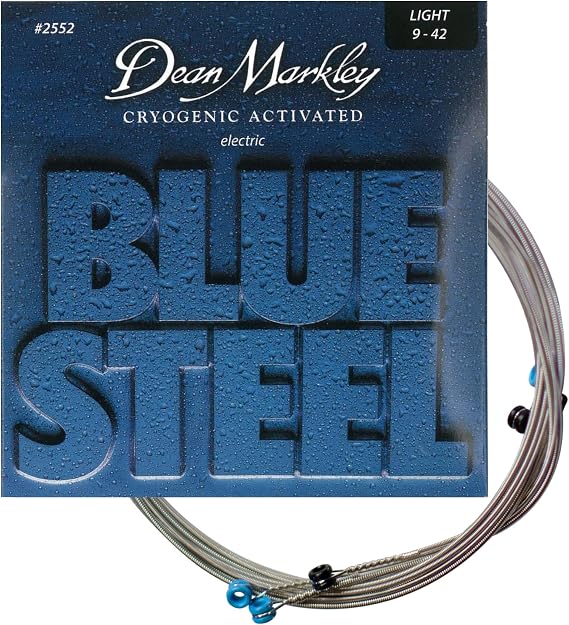 Dean Markley 2552 Blue Steel Electric LT Guitar Strings, 009-042