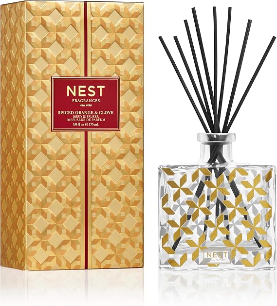 NEST Fragrances Reed Diffuser- Spiced Orange & Clove, 5.9 fl oz