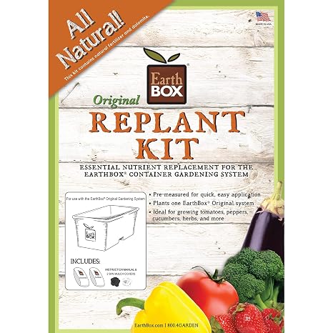 Novelty EarthBox, 8-3-5 Natural Replant Kit
