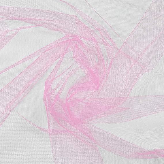 Expo International Decorative Matte Tulle Fabric Bolt of 54 inch X 40 Yards | Pink
