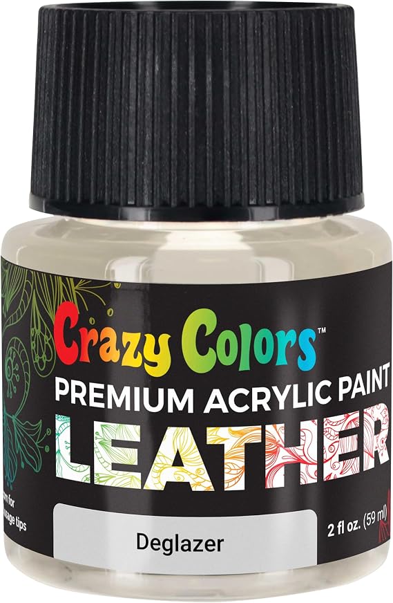 Crazy Colors Leather Prep and Deglazer, 2 oz - Prepare Leather Surfaces
