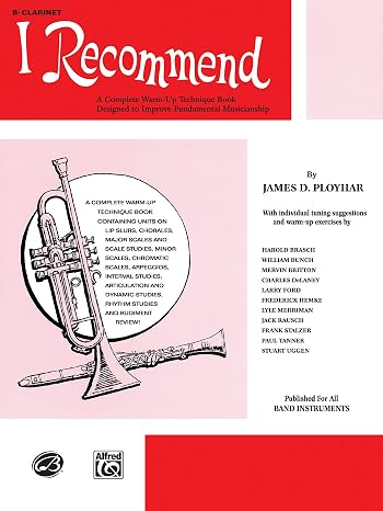 I Recommend: B-flat Clarinet