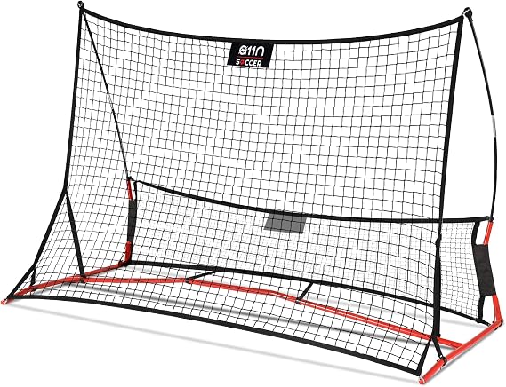 Dual-Side 7ft x 5ft Portable Soccer Rebounder by A11N SPORTS