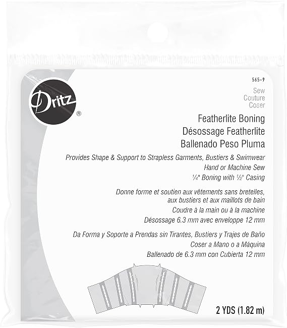 Dritz 565-9 Boning, Featherlite, White, 2-Yards