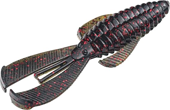Strike King Rage Bug Fishing Lure, Soft Plastic Grub, Unique Design, Subtle Action