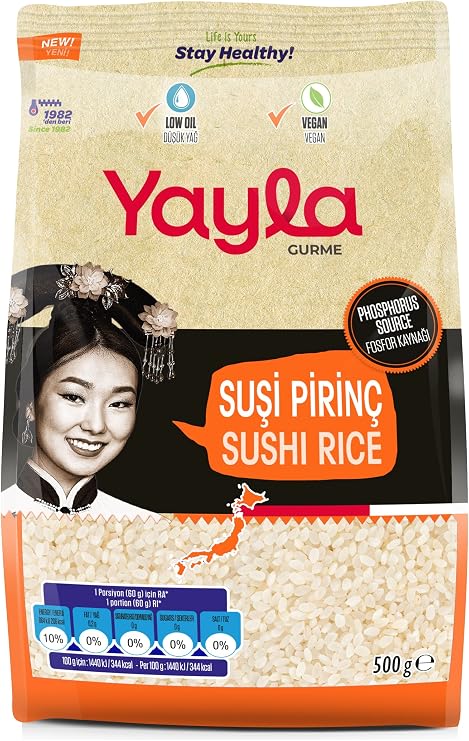 Yayla Gourmet Sushi Rice 500 gr