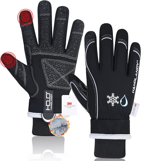 HANDLANDY Winter Work Gloves, Cold Weather Work Gloves