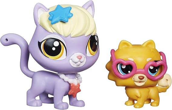Littlest Pet Shop Pet Pawsabilities Delilah Barnsley and Ruffles O'Reilly Doll