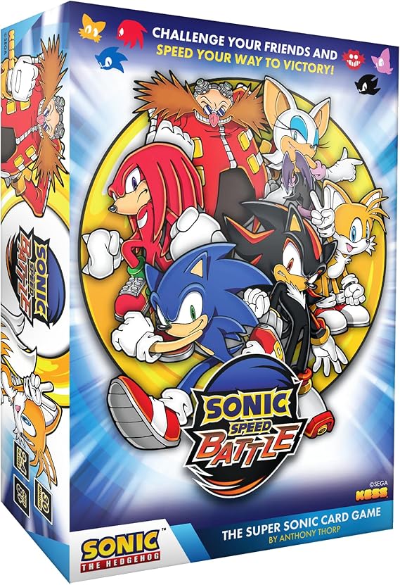 KESS Sonic Speed Battle - 3-in-1 Super Sonic Card Game for 2-4 Players