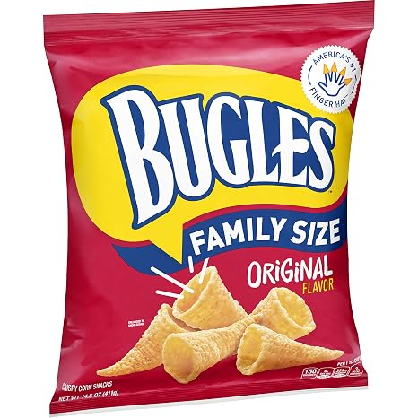 Bugles Original Flavor Crispy Corn Snacks, 14.5 oz