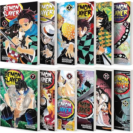 Demon Slayer: Kimetsu no Yaiba Vol (1-12) 12 Books Collection Set
