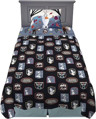 Franco Kids Bedding Super Soft Sheet Set, 3 Piece Twin Size, Disney Frozen 2 Olaf