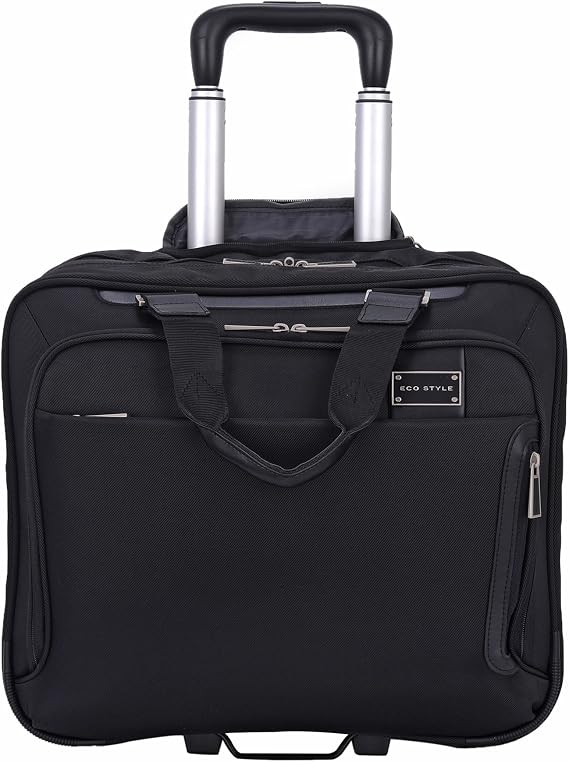 EcoTrend Cases Tech Exec Rolling Case (ETEX-RC15),Black