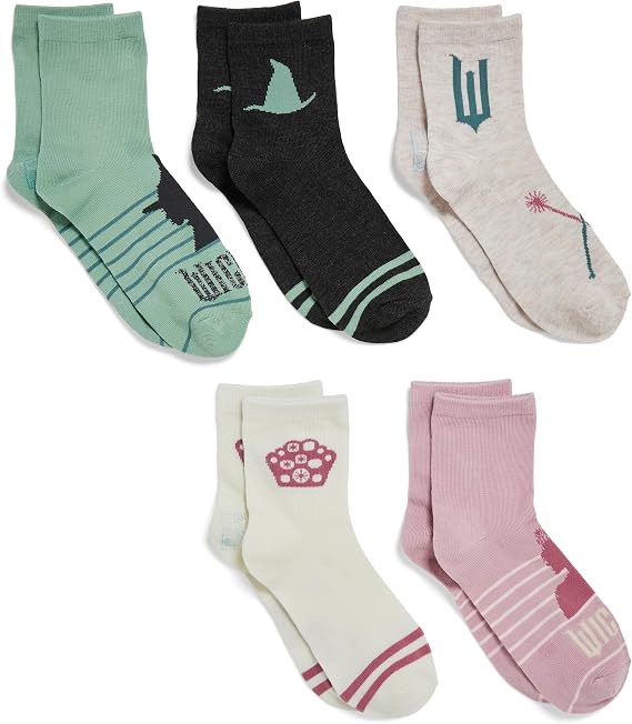 Wicked Women's 5 Pack Halloween Capri Socks