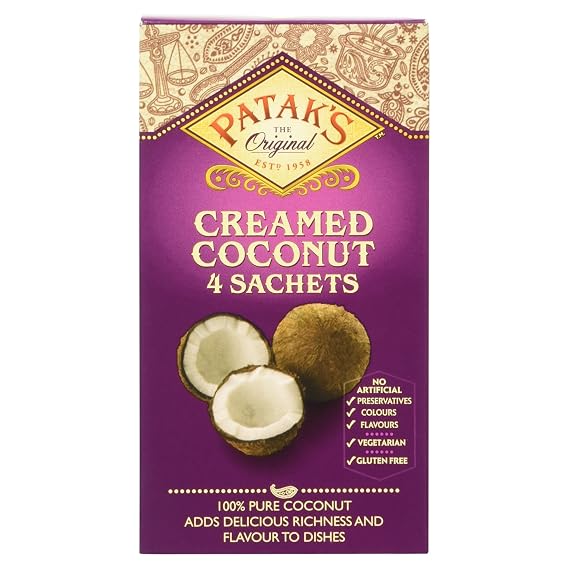 Pataks Creamed Coconut Sachets 200g